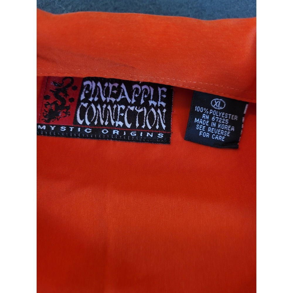 Pineapple Collection Men's xl Hawaiian Pineapple Short Sleeve Shirt Button Up - Picture 2 of 5